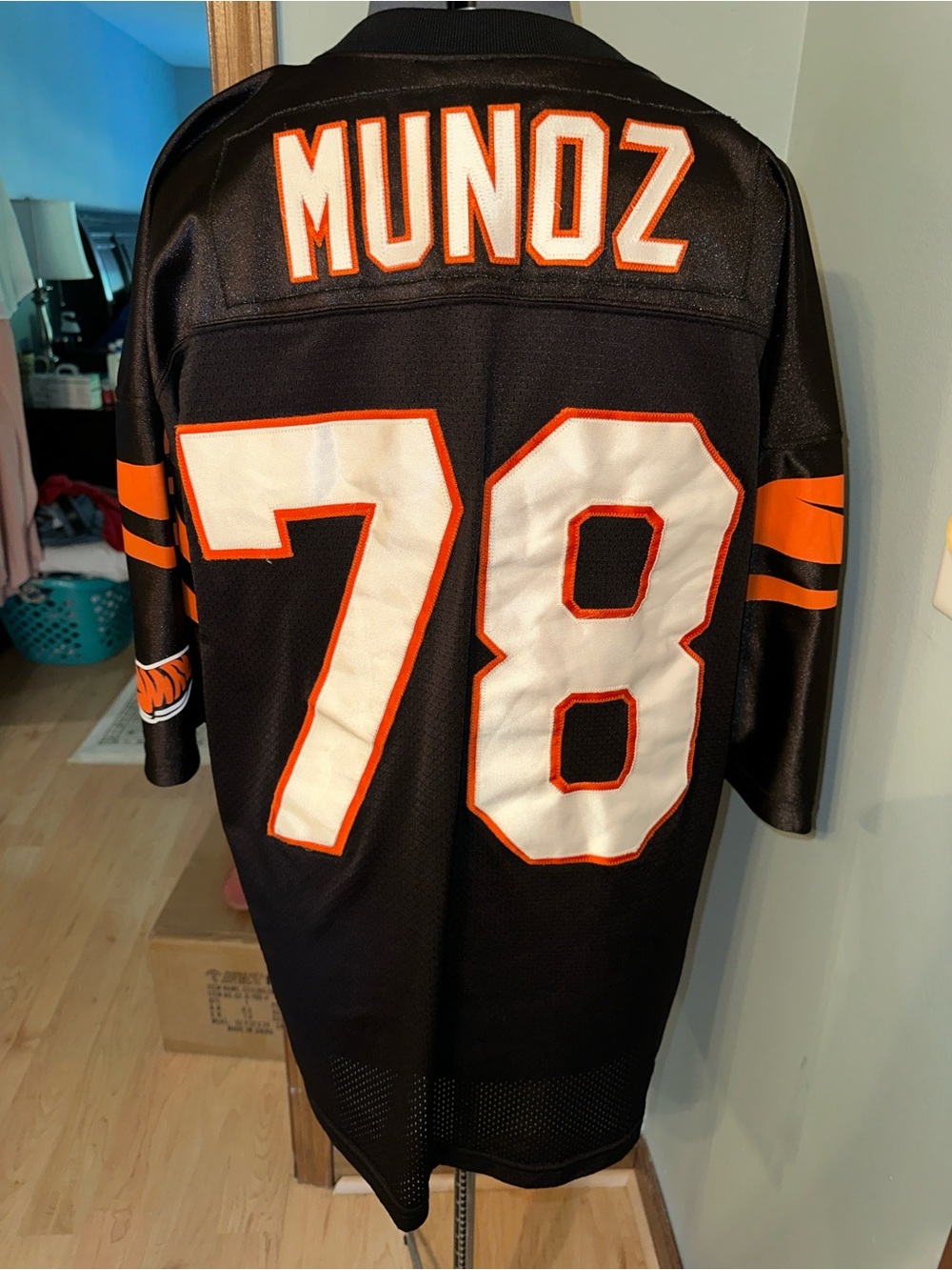 Xavier Proline Anthony Munoz Black Cincinnati Bengals Jersey - Picture 2 of 9
